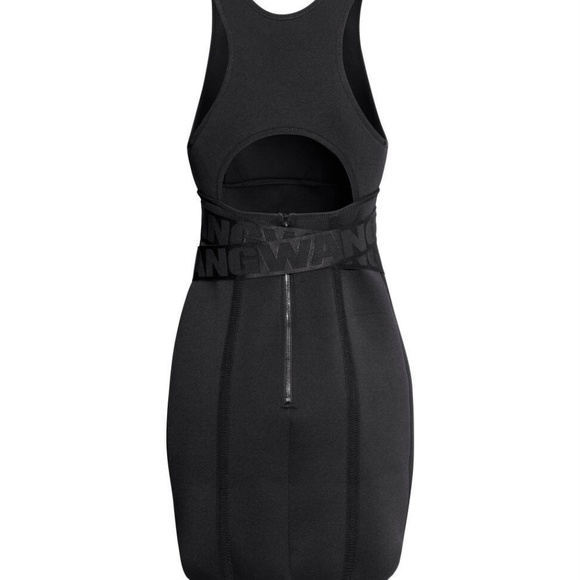 ALEXANDER WANG x H&M Black Scuba Neoprene Dress 4 - Picture 6 of 7